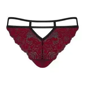 Obsessive Riostring Serena Love - Spitzen-Eleganz & Tragekomfort rot S/M Obsessive Riostring Serena Love - Spitzen-Eleganz & Tragekomfort rot S/M – Bild 4