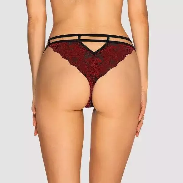 Obsessive Riostring Serena Love - Spitzen-Eleganz & Tragekomfort rot S/M