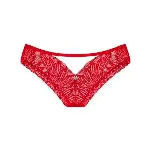 Obsessive Chilisa Panty - Zarter Traum in Wow-Farbe! rot XS/S Obsessive Chilisa Panty - Zarter Traum in Wow-Farbe! rot XS/S – Bild 3