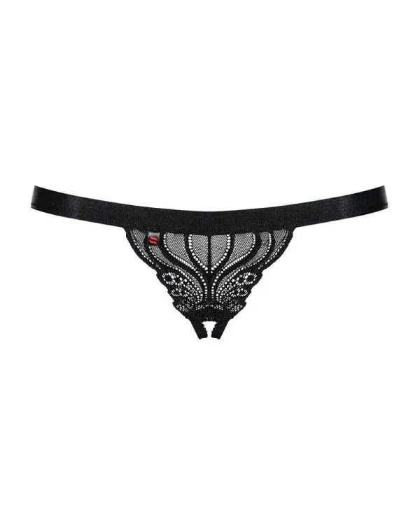 Obsessive Verführerischer Spitzen-String schwarz L/XL Obsessive Verführerischer Spitzen-String schwarz L/XL