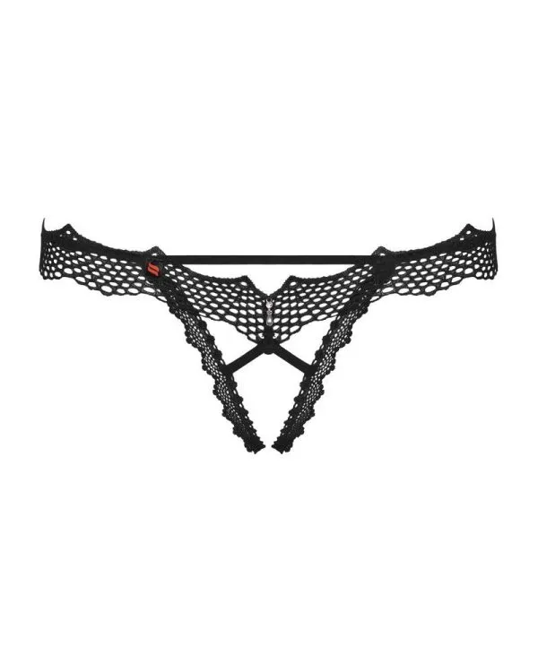 Obsessive Alabastra String ouvert schwarz S/M Obsessive Alabastra String ouvert schwarz S/M