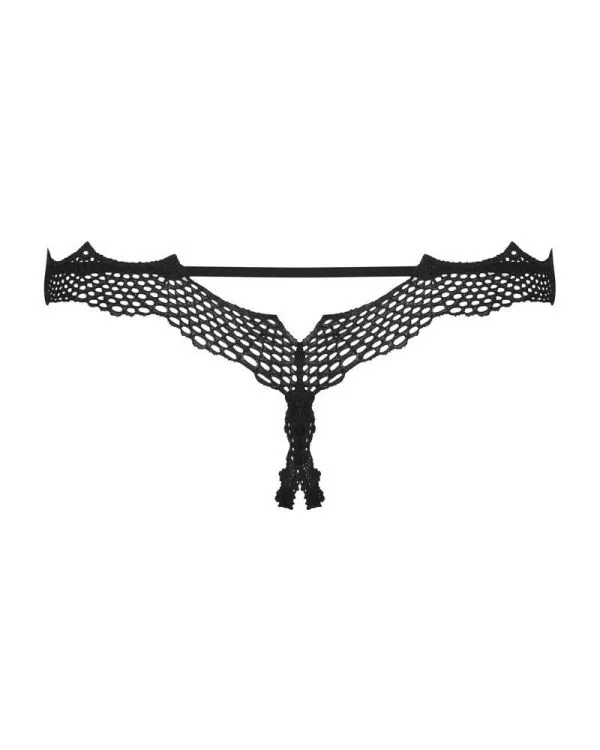 Obsessive Alabastra String ouvert schwarz S/M Obsessive Alabastra String ouvert schwarz S/M