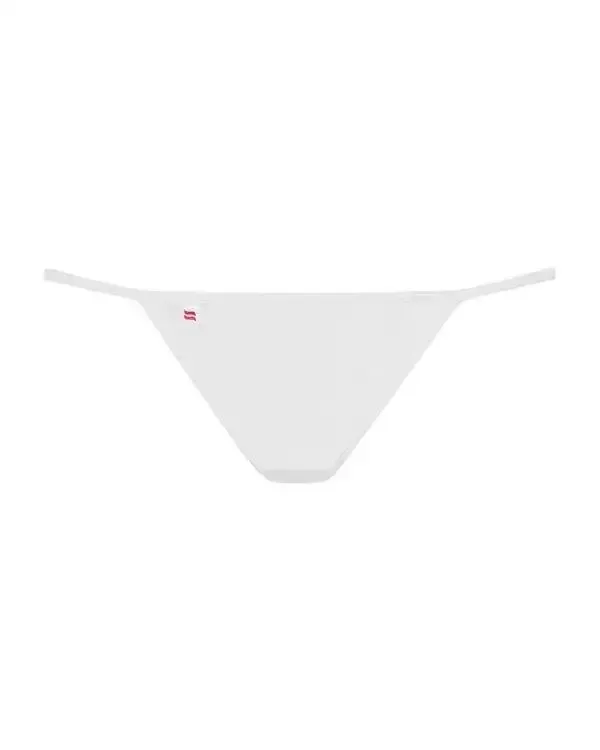 Obsessive Eleganter Blumentanga weiß S/M