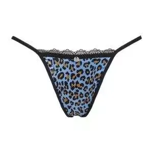 Obsessive Miamor - Verführerischer Spitzenstring blau S/M Obsessive Miamor - Verführerischer Spitzenstring blau S/M – Bild 5