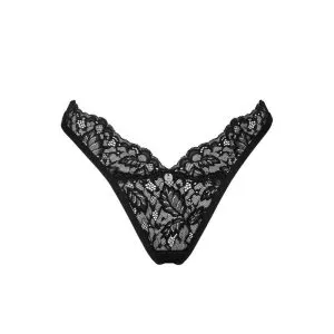 Obsessive Yassmyne Tanga - Verführerische Spitze! schwarz M/L Obsessive Yassmyne Tanga - Verführerische Spitze! schwarz M/L – Bild 3