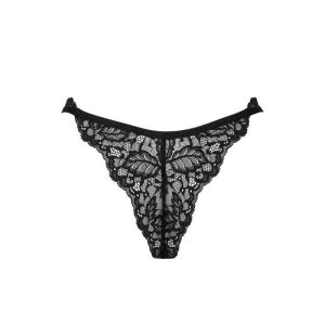 Obsessive Yassmyne Tanga - Verführerische Spitze! schwarz M/L Obsessive Yassmyne Tanga - Verführerische Spitze! schwarz M/L – Bild 4