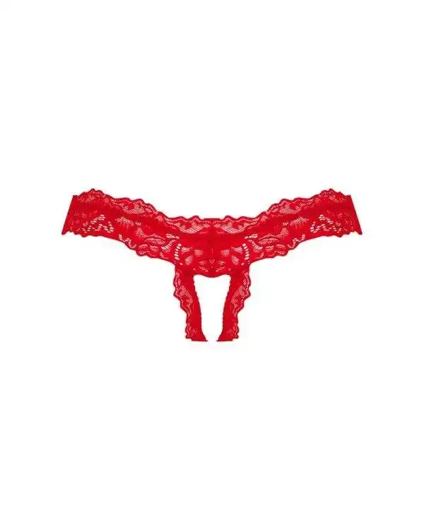 Obsessive Amor Cherris - Roter Riostring aus Spitze rot S/M Obsessive Amor Cherris - Roter Riostring aus Spitze rot S/M