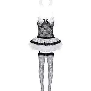 Obsessive Frilles - Sexy Service Kostüm schwarz S/M Obsessive Frilles - Sexy Service Kostüm schwarz S/M – Bild 5