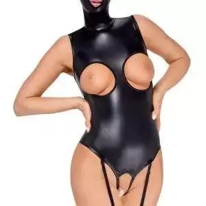 Bad Kitty traps-Body ouvert mit Kopfmaske schwarz 2XL Bad Kitty traps-Body ouvert mit Kopfmaske schwarz 2XL – Bild 3