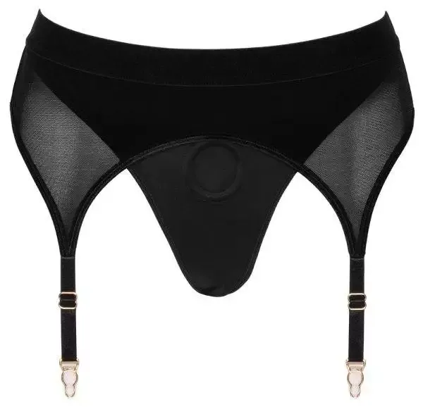 Bad Kitty trap-on-Riostring mit trapsgurt schwarz XL Bad Kitty trap-on-Riostring mit trapsgurt schwarz XL