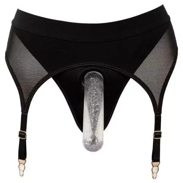 Bad Kitty trap-on-Riostring mit trapsgurt schwarz XL Bad Kitty trap-on-Riostring mit trapsgurt schwarz XL