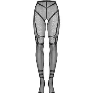 Obsessive Netz-Strumpfhose S233 - Sexy Mesh mit freiem Po schwarz S-L Obsessive Netz-Strumpfhose S233 - Sexy Mesh mit freiem Po schwarz S-L – Bild 3