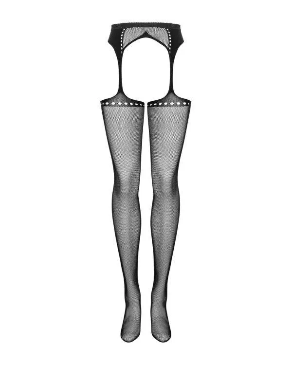 Obsessive Strapsgürtel mit elastischen Strümpfen schwarz S-L