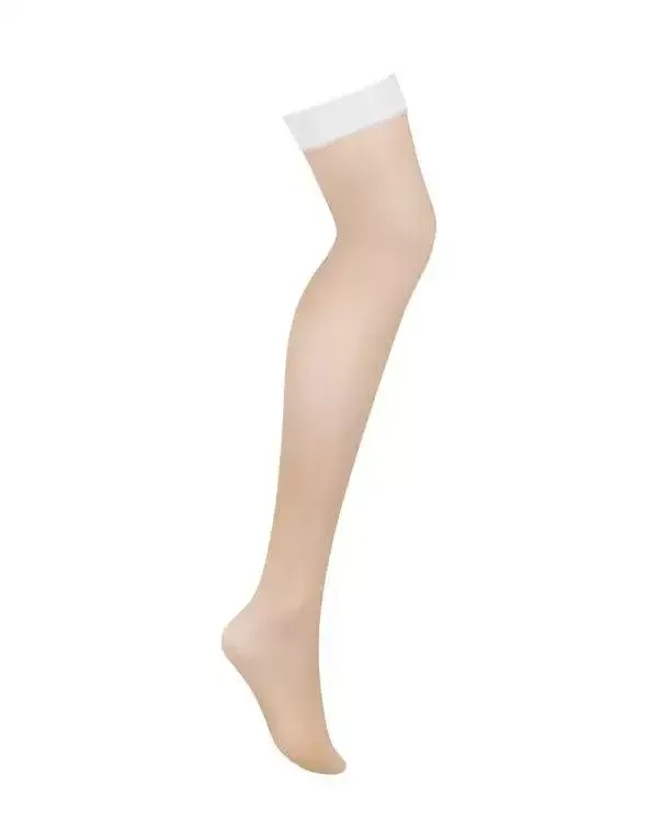Obsessive Romantik Strümpfe S814 weiß L/XL