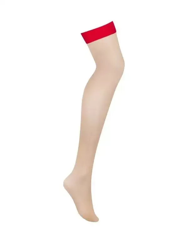 Obsessive Romantik Strümpfe S814 rot S/M