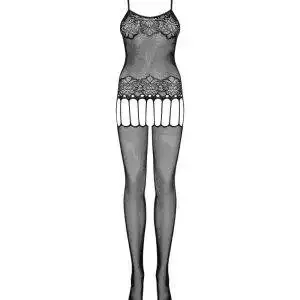 Obsessive Netz-Catsuit ouvert F234 - Elastisch & weich, mit Fuß schwarz S-L Obsessive Netz-Catsuit ouvert F234 - Elastisch & weich, mit Fuß schwarz S-L – Bild 3