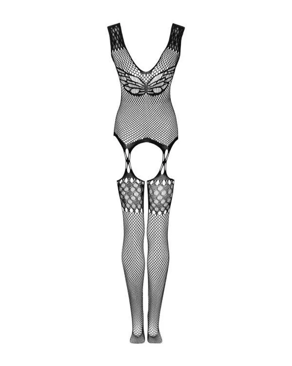 Obsessive G323 Bodystocking - Sinnlicher Look mit Bienenmotiv und offenem Schritt schwarz XL/2XL Obsessive G323 Bodystocking - Sinnlicher Look mit Bienenmotiv und offenem Schritt schwarz XL/2XL