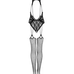 Obsessive G323 Bodystocking - Sinnlicher Look mit Bienenmotiv und offenem Schritt schwarz S-L Obsessive G323 Bodystocking - Sinnlicher Look mit Bienenmotiv und offenem Schritt schwarz S-L – Bild 4
