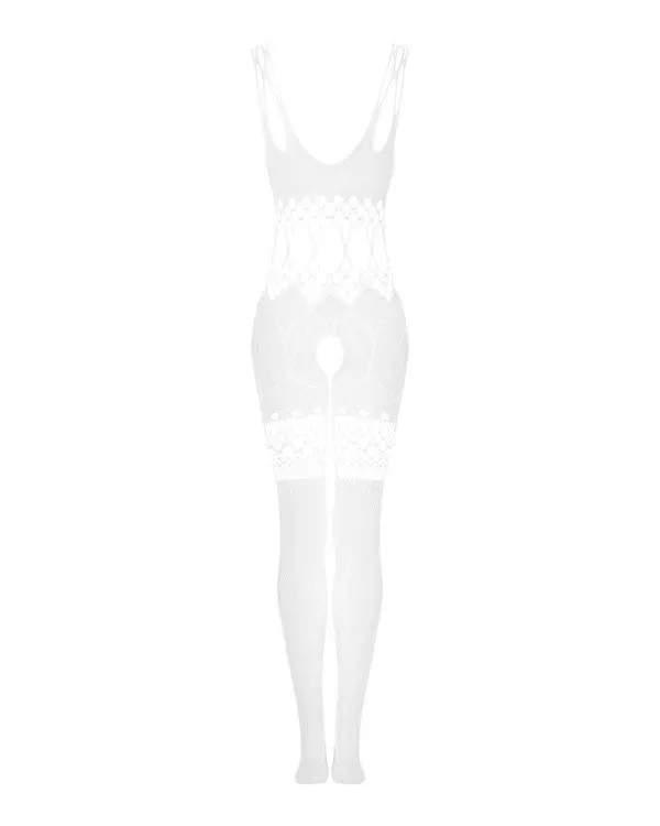 Obsessive G330 Bodystocking - Verführerischer Catsuit in Weiß weiß XL/2XL Obsessive G330 Bodystocking - Verführerischer Catsuit in Weiß weiß XL/2XL