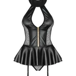 Obsessive Strapshemd & String Set 838-COR-3 schwarz S/M Obsessive Strapshemd & String Set 838-COR-3 schwarz S/M – Bild 3