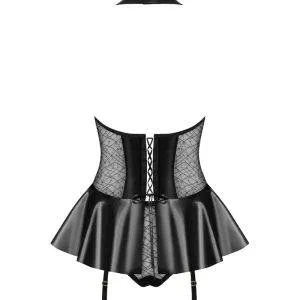 Obsessive Strapshemd & String Set 838-COR-3 schwarz S/M Obsessive Strapshemd & String Set 838-COR-3 schwarz S/M – Bild 4