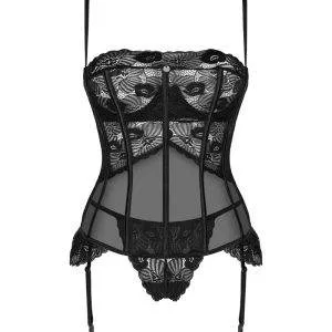 Obsessive Strapshemd Serena Love schwarz XL/2XL Obsessive Strapshemd Serena Love schwarz XL/2XL – Bild 3