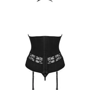 Obsessive Sherila - Verführerisches Strapshemd & String Set schwarz M/L Obsessive Sherila - Verführerisches Strapshemd & String Set schwarz M/L – Bild 4