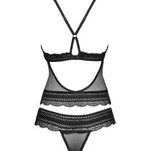 Ivannes Elegantes Spitzen-Set, Schwarz, S/M Ivannes Elegantes Spitzen-Set, Schwarz, S/M – Bild 4
