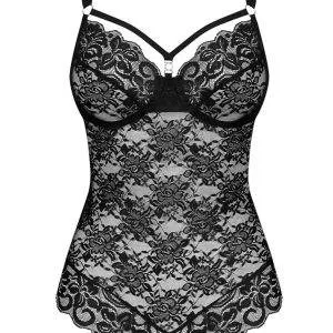 Obsessive Verführerischer Teddy - Pikantes Design für sinnliche Fantasien schwarz S/M Obsessive Verführerischer Teddy - Pikantes Design für sinnliche Fantasien schwarz S/M – Bild 5