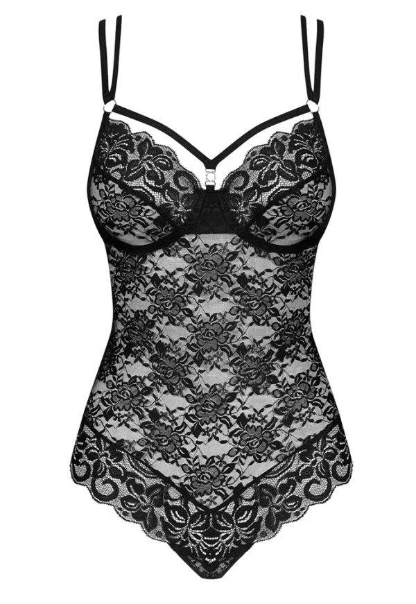 Obsessive Verführerischer Teddy - Pikantes Design für sinnliche Fantasien schwarz S/M Obsessive Verführerischer Teddy - Pikantes Design für sinnliche Fantasien schwarz S/M