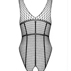 Obsessive Body ouvert B115 - Netz-Transparenz & Taillen-Betonung schwarz S-L Obsessive Body ouvert B115 - Netz-Transparenz & Taillen-Betonung schwarz S-L – Bild 4