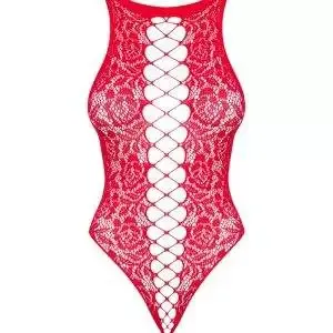 Obsessive Gestrickter Teddy mit Satinschleife, rot S-L Obsessive Gestrickter Teddy mit Satinschleife, rot S-L – Bild 3
