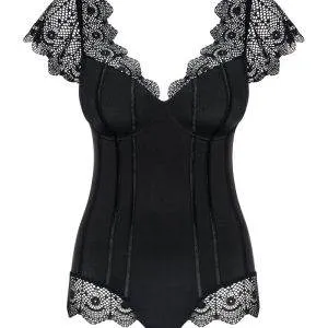 Obsessive Mixty Teddy - Heißer trägerloser Teddy mit verführerischem Look! schwarz S/M Obsessive Mixty Teddy - Heißer trägerloser Teddy mit verführerischem Look! schwarz S/M – Bild 5