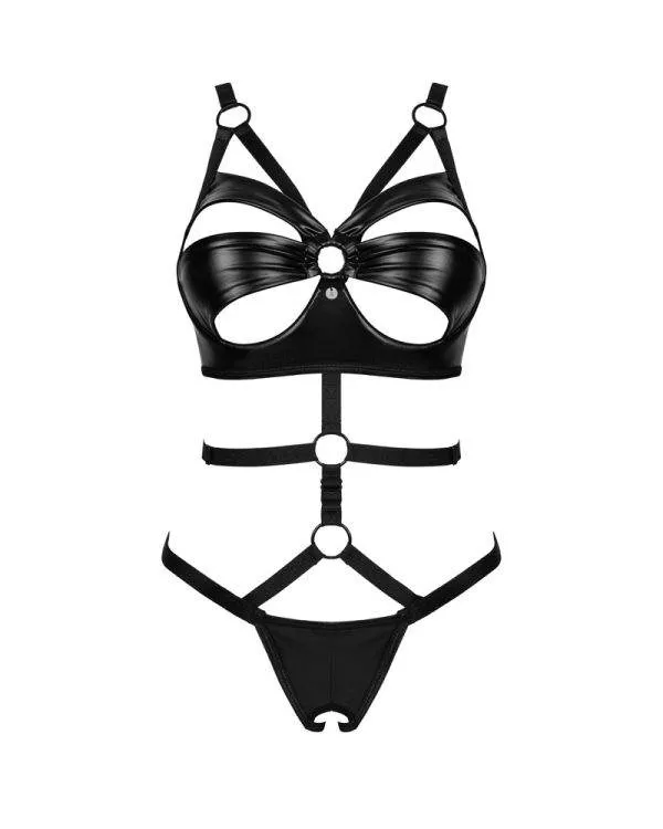 Obsessive Stringbody Roxelia - Ouvert, transparent, verführerisch schwarz M/L Obsessive Stringbody Roxelia - Ouvert, transparent, verführerisch schwarz M/L