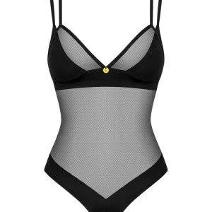 Obsessive Stringbody ouvert Nesari - Schwarzer verführerischer Stringbody mit blickdichten Details schwarz XL/2XL Obsessive Stringbody ouvert Nesari - Schwarzer verführerischer Stringbody mit blickdichten Details schwarz XL/2XL – Bild 3