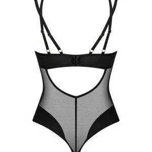Obsessive Stringbody ouvert Nesari - Schwarzer verführerischer Stringbody mit blickdichten Details schwarz XL/2XL Obsessive Stringbody ouvert Nesari - Schwarzer verführerischer Stringbody mit blickdichten Details schwarz XL/2XL – Bild 4