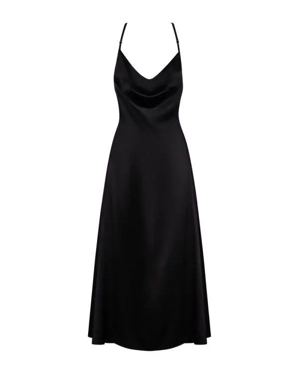 Obsessive Agatya Kleid - Sexy schwarzes Kleid mit verstellbaren Trägern und Spitzenverzierung schwarz L/XL Obsessive Agatya Kleid - Sexy schwarzes Kleid mit verstellbaren Trägern und Spitzenverzierung schwarz L/XL