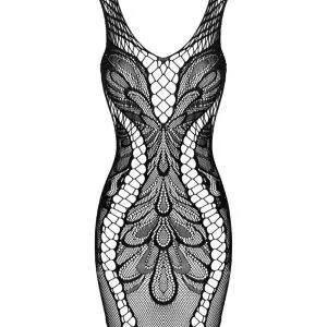 Obsessive Strickkleid mit verführerischem Rückenausschnitt - D608 schwarz XL/2XL Obsessive Strickkleid mit verführerischem Rückenausschnitt - D608 schwarz XL/2XL – Bild 3