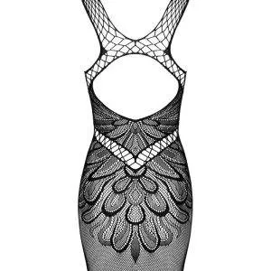 Obsessive Strickkleid mit verführerischem Rückenausschnitt - D608 schwarz XL/2XL Obsessive Strickkleid mit verführerischem Rückenausschnitt - D608 schwarz XL/2XL – Bild 4