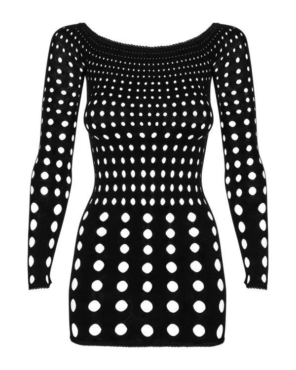 Obsessive Minikleid Punker - Sexy Partylook! schwarz S-L