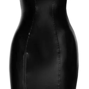 Noir Verführerisches Powerwetlook Kleid schwarz M Noir Verführerisches Powerwetlook Kleid schwarz M – Bild 5