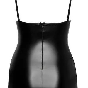 Noir Trägerkleid pitze, Powerwetlook, verstellbare Träger schwarz XL Noir Trägerkleid pitze, Powerwetlook, verstellbare Träger schwarz XL – Bild 5