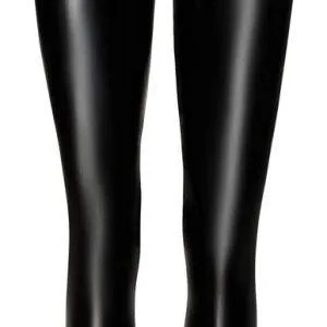 Noir Powerwetlook Leggings offen schwarz L Noir Powerwetlook Leggings offen schwarz L – Bild 5
