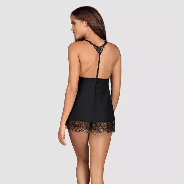 Obsessive Chiccanta Babydoll, sinnlich und verführerisch schwarz L/XL