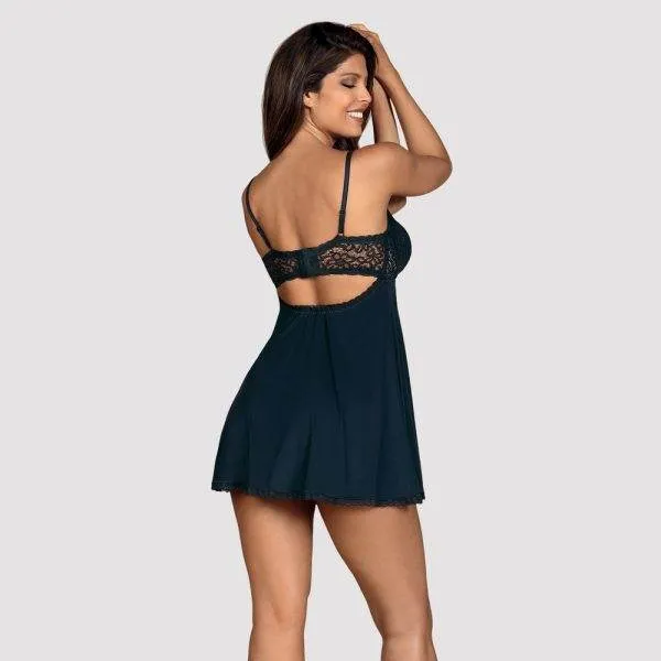 Obsessive Chiccanta Babydoll, sinnlich und verführerisch blau S/M