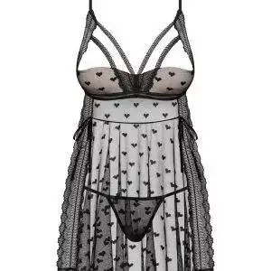 Obsessive Elegante Verführung Nachtblau schwarz S/M Obsessive Elegante Verführung Nachtblau schwarz S/M – Bild 3