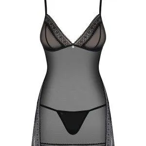 Obsessive Verführerisches Spitzenhemd schwarz S/M Obsessive Verführerisches Spitzenhemd schwarz S/M – Bild 3