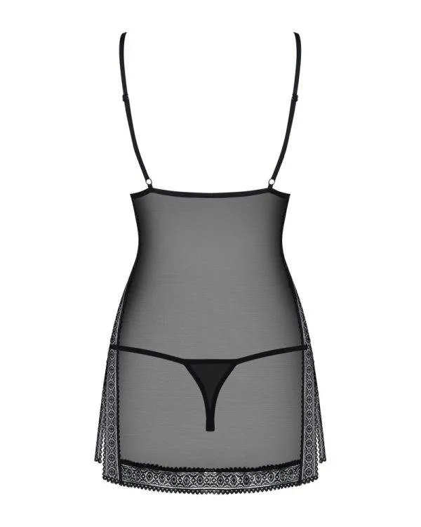 Obsessive Verführerisches Spitzenhemd schwarz S/M Obsessive Verführerisches Spitzenhemd schwarz S/M
