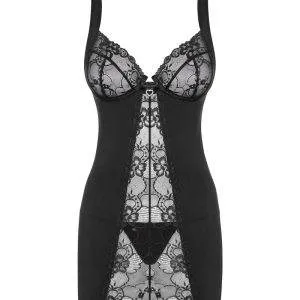 Obsessive Flores Babydoll-Set schwarz S/M Obsessive Flores Babydoll-Set schwarz S/M – Bild 3