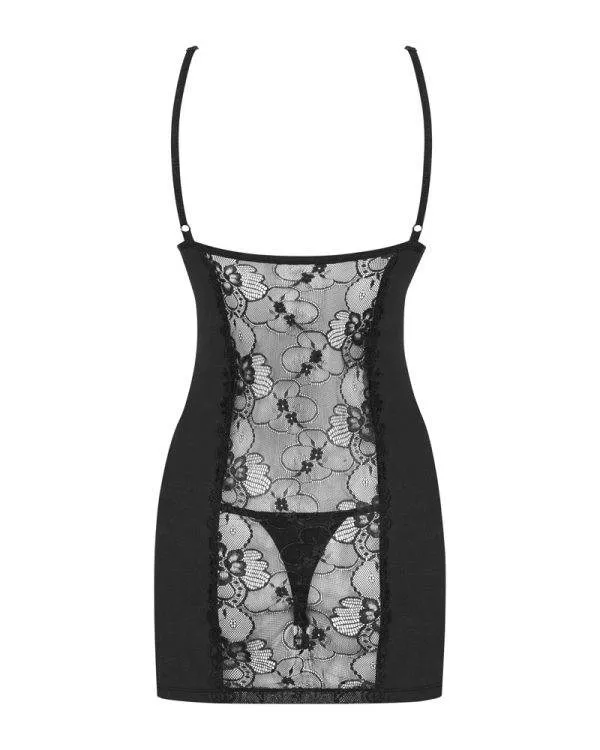Obsessive Flores Babydoll-Set schwarz S/M Obsessive Flores Babydoll-Set schwarz S/M